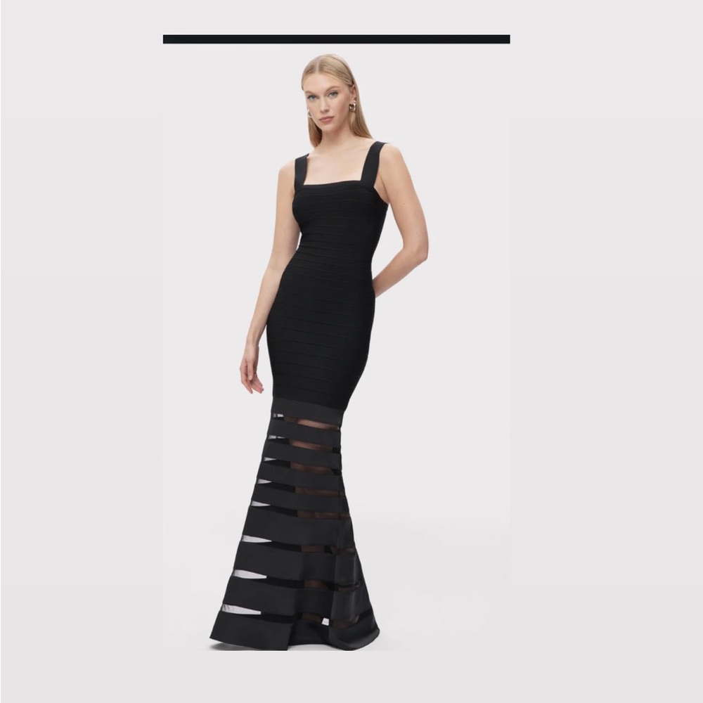 Black evening gown